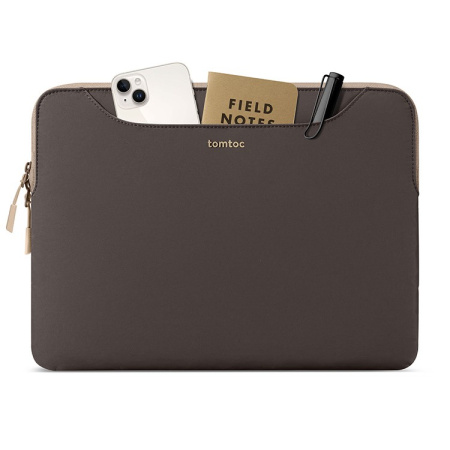 Сумка Tomtoc TheHer Laptop Handbag A21 Cookie для ноутбуков 13" MacBook Pro|Air M2 | M1, (коричневый/бежевый)