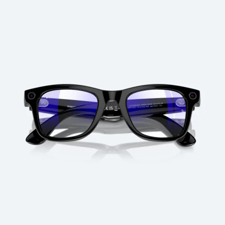Умные очки Ray-Ban Smart Glasses Wayfarer Shiny Black/Clear, RW4006, размер М, Без автозатемнения