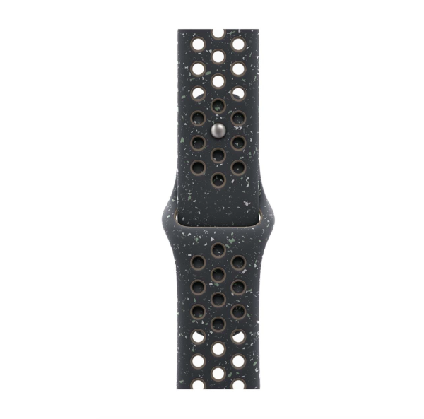 Apple Watch Series 10, 42 мм корпус из алюминия цвета «Jet Black», ремешок Nike Sport Band размера S/M цвета «Midnight Sky»