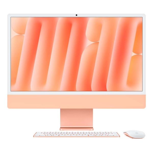 Apple iMac 24" (M4 10C CPU, 10C GPU, 2024) Retina 4,5K, 24 ГБ, 512 ГБ SSD Оранжевый