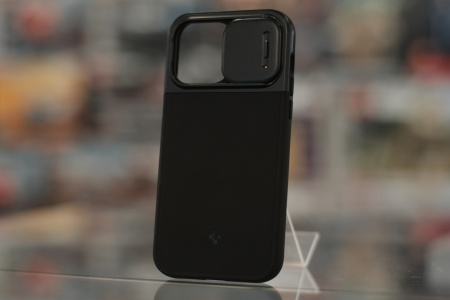 Чехол Spigen для iPhone 14 Pro Max - Optik Armor (MagFit), Черный
