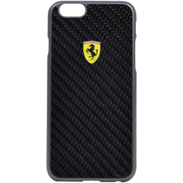 Чехол CG Mobile Ferrari Formula One Hard Real Carbon для iPhone 6/6S, цвет Черный (FESCCBHCP6BL)