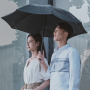 Зонт с фонариком U'REVO Automatic Reverse Folding Lighting Umbrella Чёрный