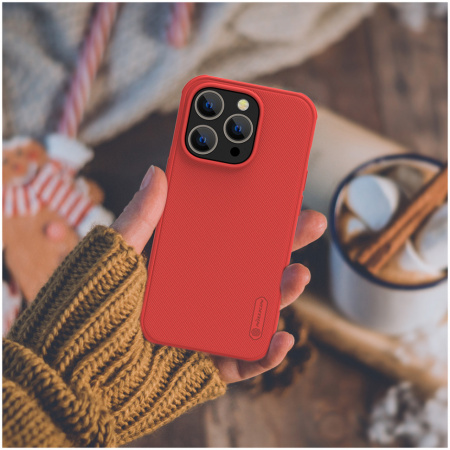 Чехол Nillkin Super Frosted Shield Pro case для iPhone 14 Pro Max, цвет Красный