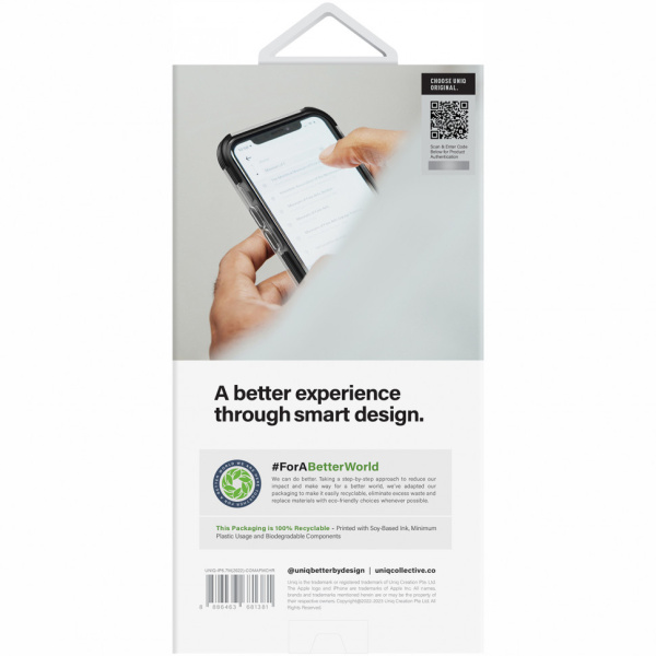 Чехол Uniq Combat AF MagSafe для iPhone 14 Plus, цвет Уголь (Charcoal)