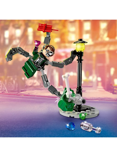 Конструктор LEGO Marvel - Погоня на мотоцикле: Человек-паук против Дока Ока (76275)