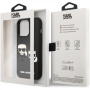 Чехол CG Mobile Karl Lagerfeld 3D Rubber Karl and Choupette Hard для iPhone 13 Pro Max, цвет Черный (KLHCP13X3DRKCK)