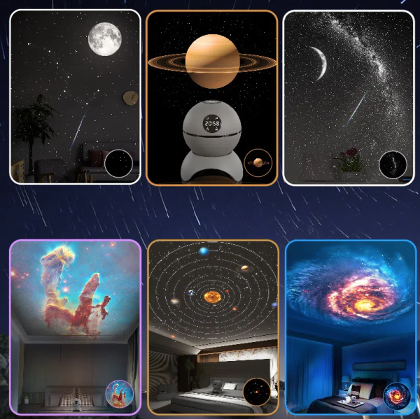 Ночник-проектор звездного неба Starry Sky Projection Lamp с динамиком
