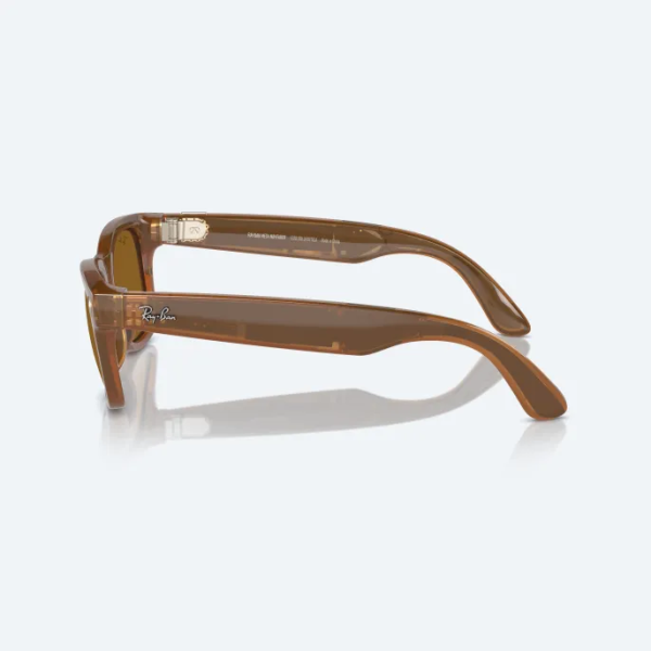 Умные очки Ray-Ban Gen1 Ray-Ban Smart Glasses Wayfarer Shiny Caramel/Polar Brown