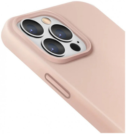 Чехол Uniq LINO для iPhone 13 Pro Max, цвет Розовый (IP6.7HYB(2021)-LINOPNK)