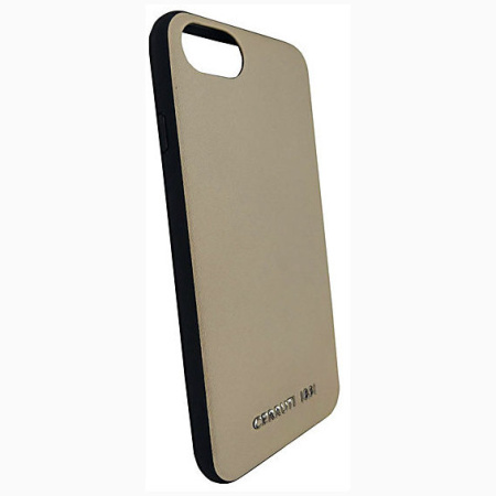 Чехол CG Mobile Cerruti 1881 Genuine Leather Hard для iPhone 7/8/SE 2020, цвет Бежевый (CEHCP8OWNLBE)