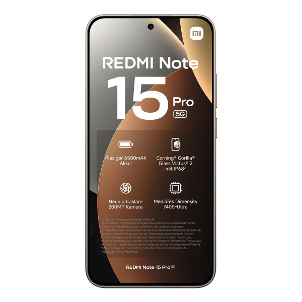Xiaomi Redmi Note 15 Pro 5G 8/512Gb Titanium Color, титан
