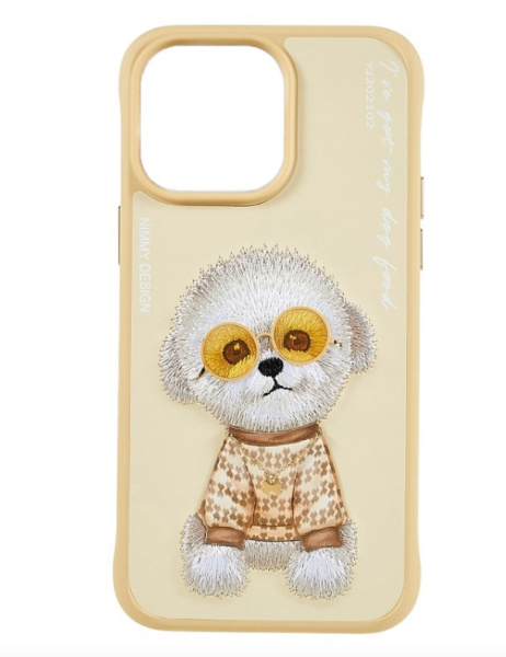 Чехол Nimmy Cool Glasses для iPhone 15, Dog