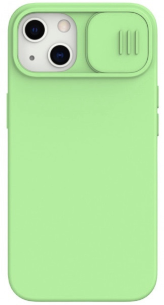 Чехол Nillkin CamShield Silky Magnetic Silicone для iPhone 13, цвет Зеленый (6902048223509)