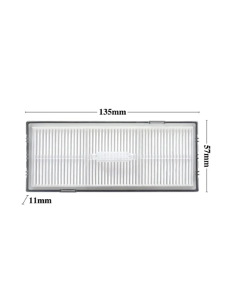 Фильтры HEPA для робота-пылесоса Roborock S7, S7 Max, S70, T7S, T7S Plus (аналог) 2шт