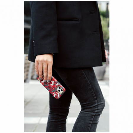 Чехол Richmond & Finch FW20 для iPhone 12 Pro Max, цвет "Красный леопард" (Samba Red Leopard) (R42978)