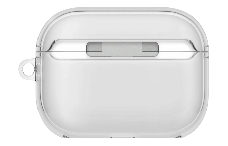 Чехол Uniq Glase TPU case with carabin Glossy Clear для Airpods Pro 3