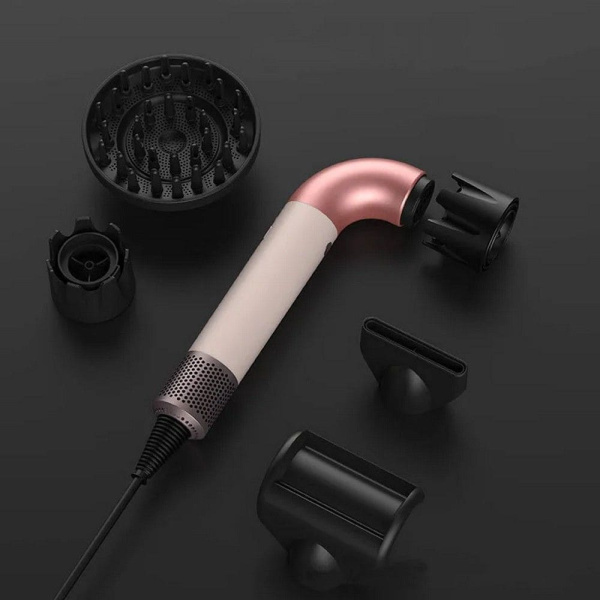 Фен для волос Beheart Hair Dryer X11 PRO EU Pink (6 насадок)