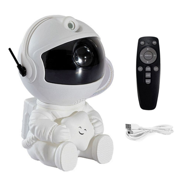 Проектор звездного неба Астронавт HR-F3 Космонавт (White)