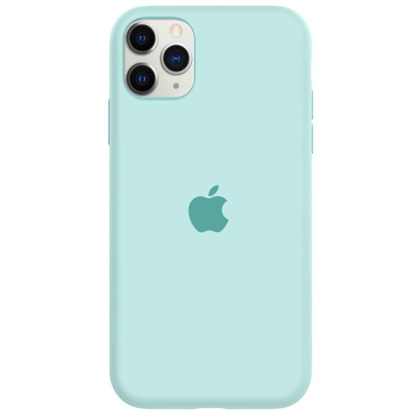 Чехол для iPhone 12 Pro Max Silicone Case, цвет Бирюзовый