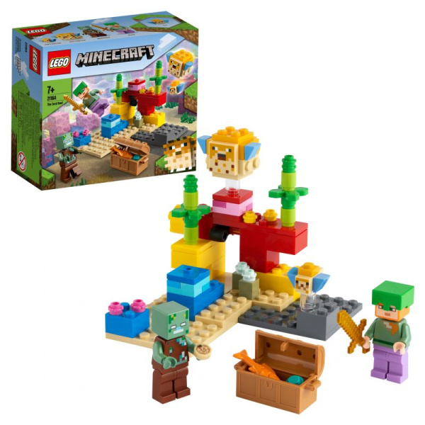Конструктор LEGO Minecraft - The Coral Reef (21164)