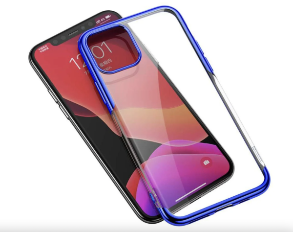 Чехол Baseus Shining для iPhone 11 Pro Blue, цвет Прозрачный синий (ARAPIPH58S-MD03)
