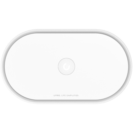 Санитайзер LYFRO Air Capsule UVC Disinfection Box Wireless 7.5W/10W с беспроводной зарядкой, цвет Белый (LYFRO-AIRCAPW-WHT)