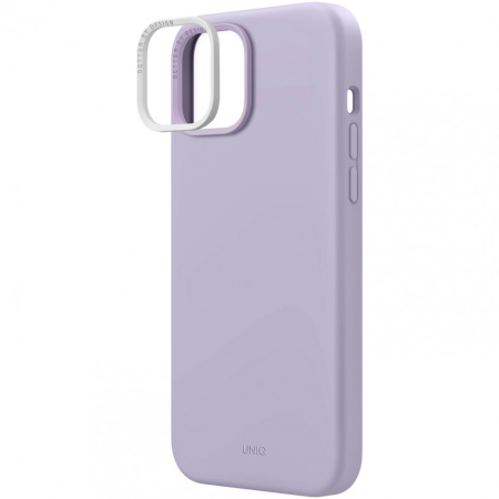 Чехол Uniq LINO для iPhone 14 Plus, цвет Лавандовый (Lavender)