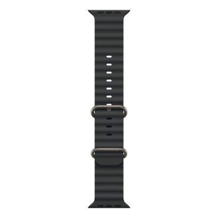 Apple Watch Ultra 2 (2024), 49 мм корпус из титана цвета «Natural», ремешок Ocean Band цвета «Black»