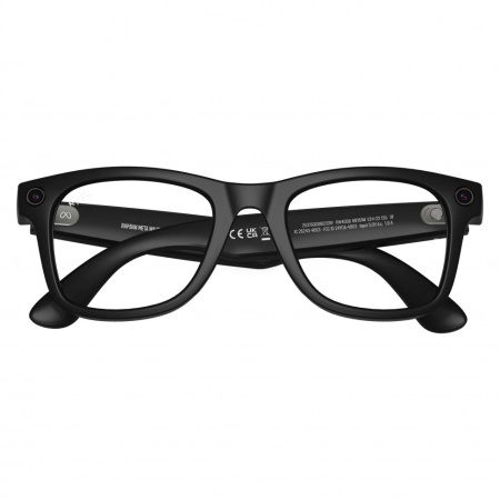 Умные очки Ray-Ban Smart Glasses Wayfarer Shiny Matte Black / Transitions Graphite Green, RW4008, с автозатемнением, размеры M и L
