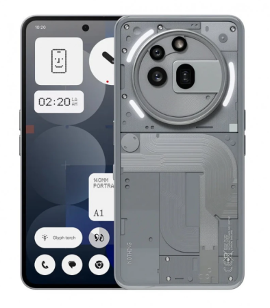 Nothing Phone (3a) Pro 12/256Gb Grey, серый