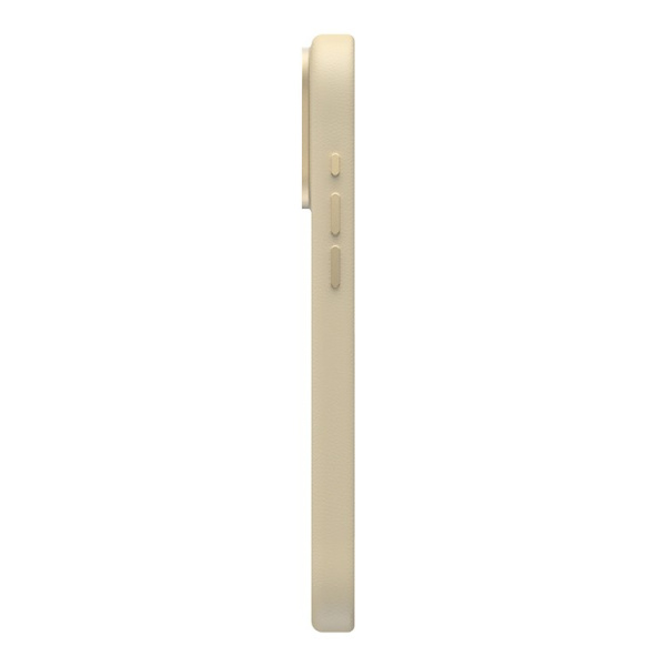 Чехол Uniq кожаный со шнурком COEHL MUSE Cream (MagSafe) для iPhone 16 Pro Max