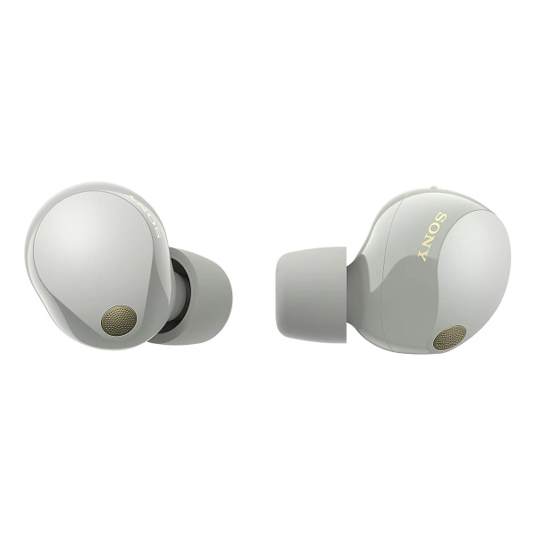 Беспроводные наушники с шумоподавлением Sony (WF-1000XM5) Platinum Silver, белый
