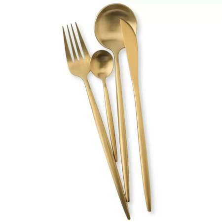 Набор столовых приборов Maison Maxx Stainless Steel Cutlery Set CYZ-001J Gold