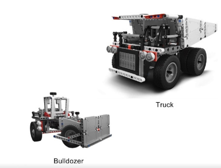 Игрушка-трансформер Xiaomi Mitu Truck Building Blocks (MTJM011QI)