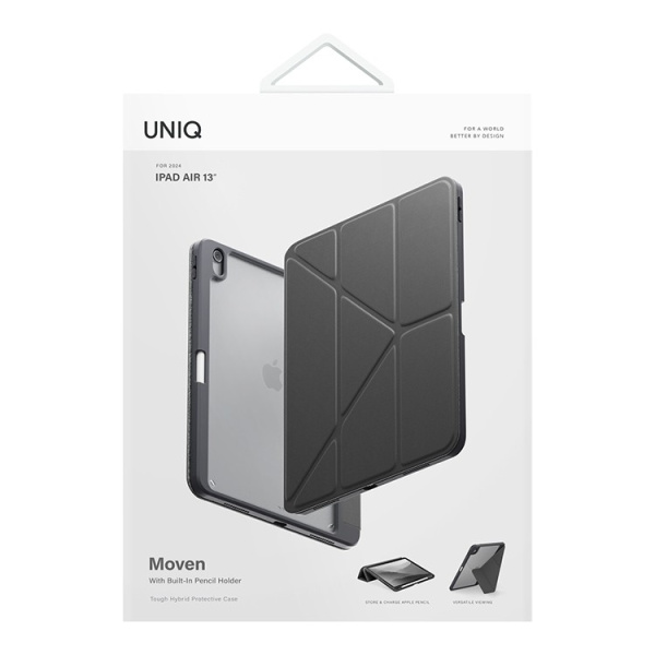 Чехол Uniq Moven Grey для iPad Air 13" (2024), серый