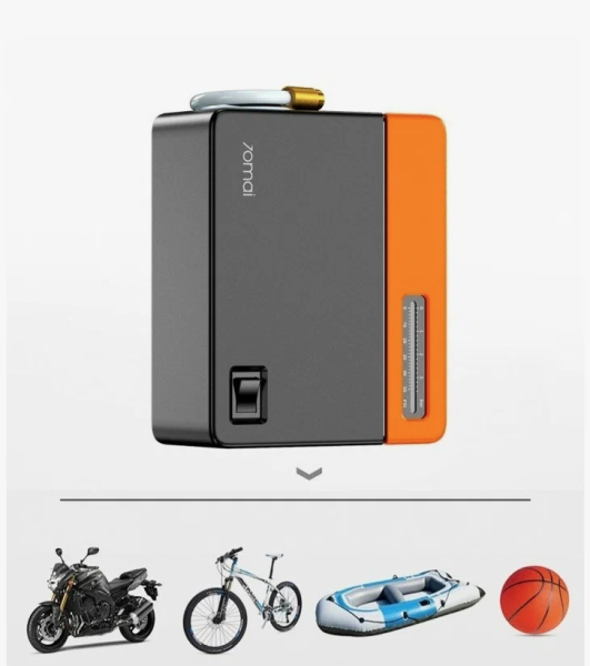 Автомобильный компрессор Xiaomi 70mai Air Pump Eco Midrive TP04, Black