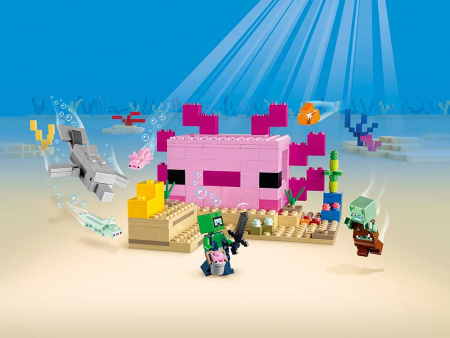 Конструктор LEGO Minecraft - Дом Аксолотля (21247)