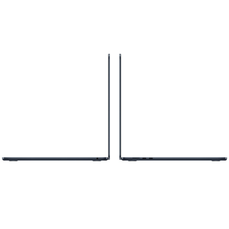 Ноутбук Apple MacBook Air 15" (M3, 8C CPU/10C GPU, 2024), 8 ГБ, 256 ГБ SSD, «полуночный черный» (MRYU3)