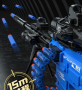 Игрушечный автомат Hu Cheng Toys Gun Fire M416, Синий