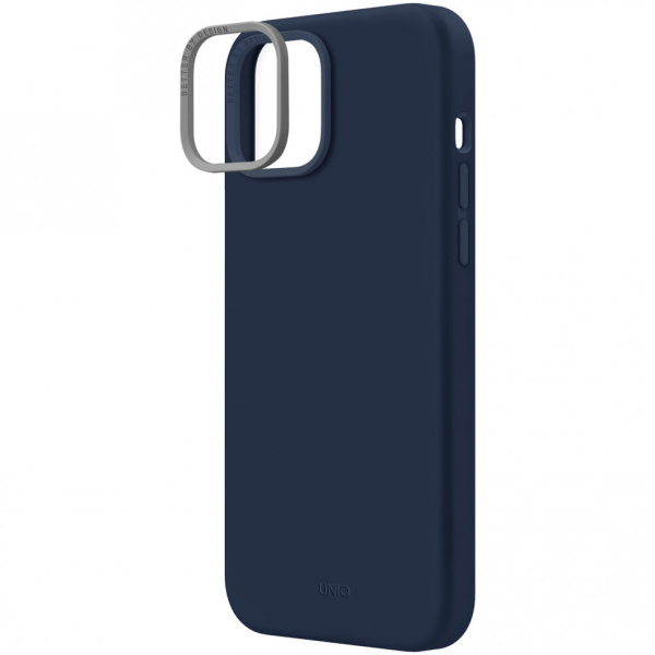 Чехол Uniq LINO для iPhone 14, цвет Синий (Blue) (IP6.1(2022)-LINOBLU)