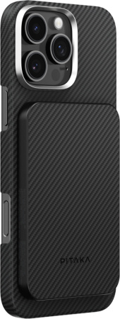 Беспроводное зарядное устройство Pitaka Power Bank Qi2 5000 мАч, черный