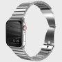 Ремень стальной Uniq Strova Strap Link Steel для Apple Watch 42/44/45/49 мм, цвет Серебристый (44MM-STRVSIL)