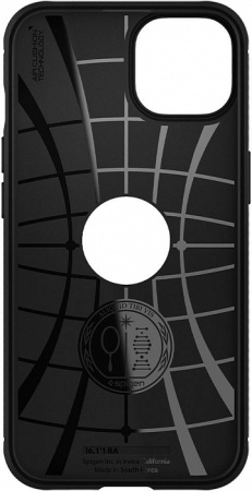 Чехол Spigen Rugged Armor для iPhone 13 Matte Black, цвет Черный матовый (ACS03518)