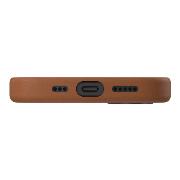 Чехол Uniq кожаный Lyden Caramel (Magsafe) для iPhone 16 Pro Max