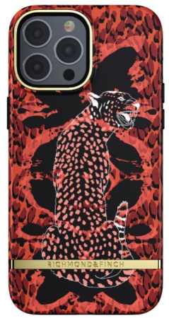 Чехол Richmond & Finch для iPhone 13 Pro Max, цвет "Янтарный гепард" (Amber Cheetah) (R47014)
