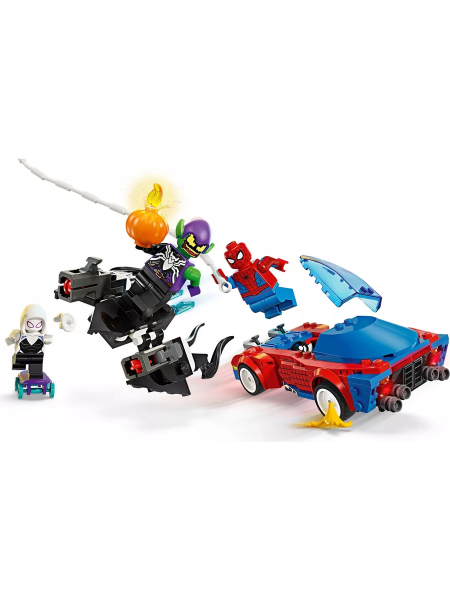 Конструктор LEGO Marvel Super Heroes - Гоночная машина Человека-паука и Зеленый гоблин Веном (76279)