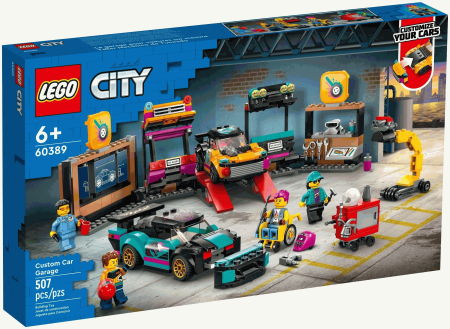 Конструктор LEGO City - Мастерская по тюнингу автомобилей (60389)