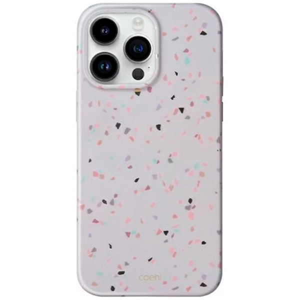 Чехол Uniq COEHL Terrazzo для iPhone 14 Pro, цвет Песчаник (Sandstone) (IP6.1P(2022)-TEZSSTN)