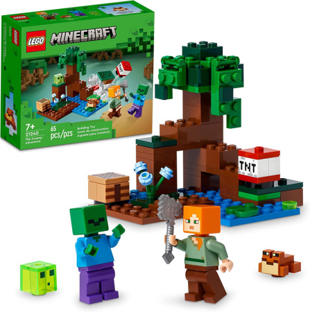 Конструктор LEGO Minecraft - Болотное приключение (21240)